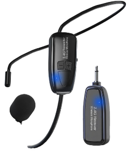 G18 Teacher Wireless Microphone Amplifier Headset 2.4G Speaker Head-mounted Small Microphone Universal