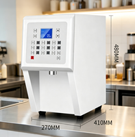Distributeur de poudre à trémie unique HENGZHI pour les salons de thé, machine à distribuer la poudre de thé au lait, équipement pour les bars à thé