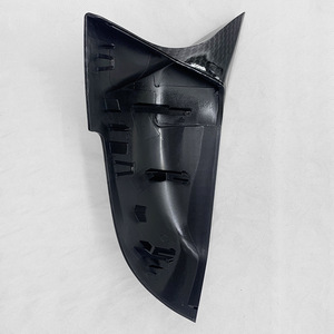 Carcasa de Espejo Retrovisor en Fibra de Carbono Negro Brillante con Forma de Cuerno de Toro para BMW F20 F30 F36M, Juego Completo - Product Image 2