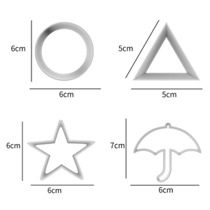 Đường Khấu Trừ Trò Chơi Đường Bánh Khuôn Ô Bánh Quy Khuôn Bánh Công Cụ Làm Bánh Pastry Khuôn - Product Image 3