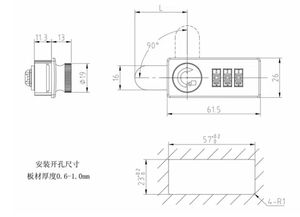 Dl1152x Jucro Nhà Máy Bán Buôn Chất Lượng Cao Công Nghiệp Nhựa 3-Chữ Số Kết Hợp Khóa Hội Thảo Ngoài Trời Kho - Product Image 6