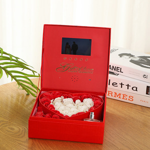 Sang trọng chất lượng cao màn hình LCD <span class=keywords><strong>Video</strong></span> hiển thị hộp cá nhân với in Offset cho Valentine của ngày Quà Tặng tin nhắn cho những người yêu thích - Product Image 4