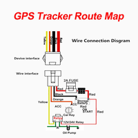Traceur GPS 2G GLONASS GSM pour Voiture avec Suivi en Temps Réel, Coupure Moteur à Distance et Gestion de Flotte pour Camions, Taxis et Motos