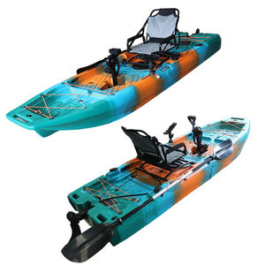 Kayak modulaire monoplace <span class=keywords><strong>de</strong></span> 2,74 m (9 pieds) avec pédales amovibles, <span class=keywords><strong>moteur</strong></span> électrique, et <span class=keywords><strong>moteur</strong></span> intégré, en HDPE, certifié CE - Product Image 3