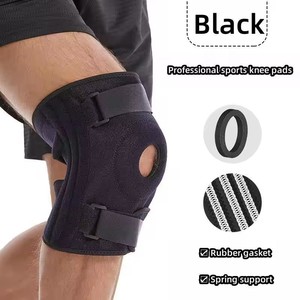 สนับเข่าแบบมีโครงอลูมิเนียมอัลลอยด์ ขนาดใหญ่พิเศษ สำหรับการบีบอัดและป้องกันกระดูกสะบ้าหัวเข่า เหมาะสำหรับการออกกำลังกายและเล่นกีฬา - Product Image 3