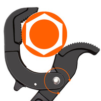 Clé universelle clé à tuyau ensemble de clés à fourche en acier à haute teneur en carbone Snap N Grip Tool Plombier Multi Hand Tool