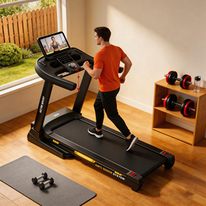 Tapis roulant électrique KESTRA en gros avec écran intelligent, système anti-choc, entraînement cardio à <span class=keywords><strong>domicile</strong></span>, appareil de fitness - Product Image 1