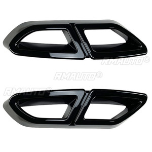 2 Pcs <b>Car</b> Rear Exhaust Pipe Tail Throat Exhaust <b>Diffuser</b> Frame <b>for</b> Volkswagen Passat B8 2016-2019 Auto Styling Accessories - Product Image 3