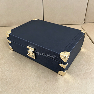 Caja y estuche de almacenamiento de relojes de marca directo de fábrica para hombre, organizador de relojes de lujo con 8 ranuras y logotipo personalizado para relojes de marcas famosas - Product Image 5