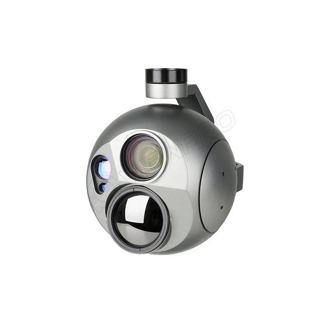 A30TR-1575 Superior Performance Triple-Sensor AI Target Tracking Gimbals Featuring Zoom IR LRF for Drone Missions