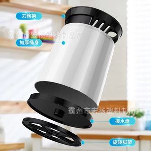 Support rotatif pour couteaux et baguettes Enovate Kitchen, plateau tournant à 360 degrés, organiseur de rangement pour couverts et ustensiles - Product Image 3