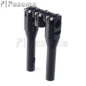 Negro motocicleta 25mm 1 "barra manillar elevador abrazadera Kit aluminio para Harley Dyna Sportster XL1200 XL <span class=keywords><strong>883</strong></span> 72 48 C N L X <span class=keywords><strong>R</strong></span> - Product Image 3