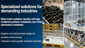 गर्म बिक्री 500 किलोग्राम गैल्वेनाइज्ड रोल केज भारी शुल्क ढहने योग्य स्टील ट्रॉली गाड़ी गोदाम भंडारण रसद उपकरण के लिए - Product Image 5