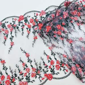 ドレス用22cm花柄刺繍レースストレッチなしブラレース刺繍在庫あり - Product Image 6