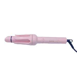 เครื่องม้วนผมไฟฟ้าคลื่นขนาดใหญ่หมุนอัตโนมัติ LCD/LED ลอนขี้เกียจที่เป็นมิตรต่อเส้นผม - Product Image 1