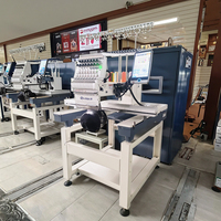 Dahao A15 PRO Máquina de bordado de una sola cabeza para uso doméstico Logotipo de costura en monograma Sombreros Camisas Nueva condición Componente de motor central