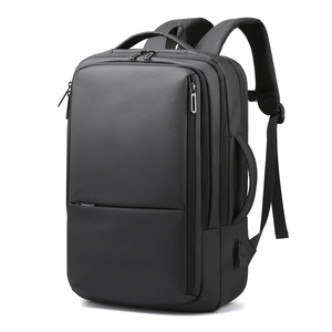 Custom Logo Fancy Leather Film School <b>Backpack</b> Potable Hiking Business <b>Waterproof</b> Camping Travel Sports Laptop Bag for Adults - Product Image 1
