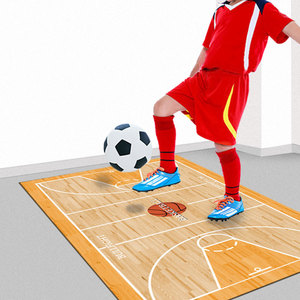 Tappetino Antiscivolo per Allenamento di Calcio, Tappeto in Terra Diatomacea per Controllo della Palla, Tappetino Insonorizzato per Fitness Indoor - Product Image 3