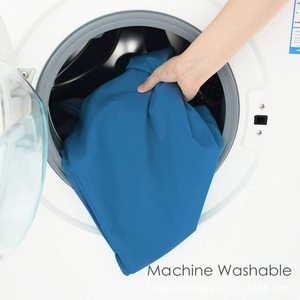 Saco de dormir rectangular Woqi, tipo sobre, 2000g, poliéster transpirable, lavable a máquina, para adultos, viajes, camping, color azul pavo real - Product Image 1