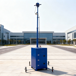 Tour <span class=keywords><strong>de</strong></span> vidéosurveillance mobile personnalisée avec batterie 200Ah et mât manuel <span class=keywords><strong>de</strong></span> 6m pour le marché européen - Product Image 2