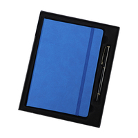 AI-MICH Vente Flash Carnet de Bureau Personnalisé avec Logo A5 en Cuir PU, Cadeau d'Affaires Promotionnel avec Stylo