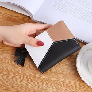 THK0070 Women's Purse with Tassel Handbag Handbag Money Hand Short Handbag <b>Metal</b> PU <b>Wallet</b> - Product Image 6