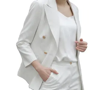 Hochwertiger Mantel Offizielle Herren Slim Fits White Suits Jacke Formale Casual Designer Hochzeits anzug für Männer und Frauen