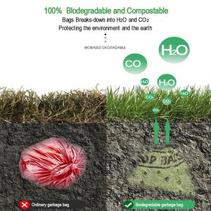 Custom Eco-Friendly Epi Dog Poop Bags Bio Degradable Cornstarch <b>Compostable</b> Bags Sustainable Biodegradable for Pet Waste - Product Image 5