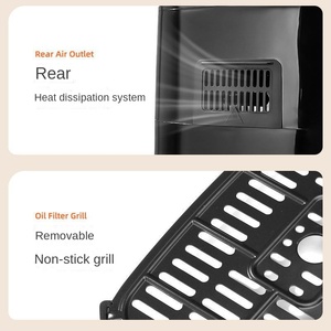 Grandes poêles à frire électriques professionnelles de 5 litres Friteuse à air sans huile Appareil de cuisine Friteuse à air électrique - Product Image 3