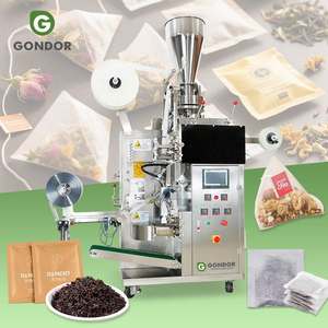Machine d'emballage entièrement automatique à faible coût pour sachets de café et de thé avec ficelle et étiquette - Product Image 1