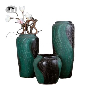 चीन बनाया मिट्टी बड़े सजावटी मंजिल vases के लिए घर