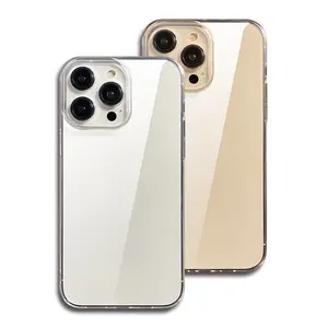 Shockproof Clear Mobile Transparent PC Phone Case For IPhone 15 Pro Max