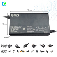 Cargador de Batería Inteligente Universal de 360W SCP OTP 24V/10A 36V/8.5A 48V/6.5A 60V/5A 72V/4A para Cortacésped, Scooter Eléctrico, Bicicleta Eléctrica, Montacargas Eléctrico