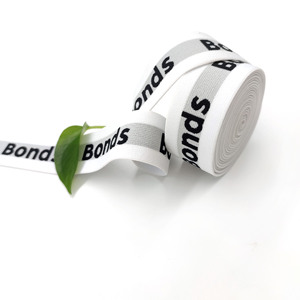 Bande élastique souple en jacquard imprimé de 32 mm de large pour hommes et femmes, en nylon et élasthanne, pour soutien-gorge de sport, sous-vêtements et accessoires, modèle de ceinture élastique - Product Image 4