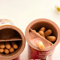Crema de Chocolate Dulce para Mojar, 10g, Palitos de Galleta, Snack en Dos Compartimentos, Mini OEM, Certificado Halal, Directo de Fábrica, Recuerdo para Fiestas Infantiles