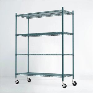 Estanterías de Alambre de Acero de Alta Resistencia con 6 Niveles y Ruedas, con Certificación NSF, para Almacenamiento Comercial - Product Image 1