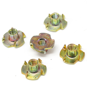 Steel DIN1624 Four Claws <strong>Tee</strong> Wing <strong>Nut</strong> M8 Furniture T <strong>Nut</strong> - Product Image 4