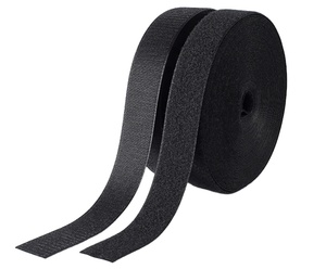 Rouleau de bande auto-agrippante écologique en nylon à coudre, noir et multicolore, pour sacs, vêtements et chaussures - Product Image 2