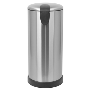 Bote de <span class=keywords><strong>basura</strong></span> de acero inoxidable para cocina con cierre suave de <span class=keywords><strong>30</strong></span> <span class=keywords><strong>litros</strong></span> y forma redonda con pedal - Product Image 6
