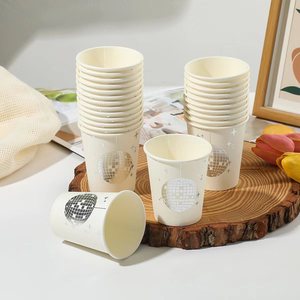 <b>Paper</b> Cup Planet Hot Stamping Series Party Water Cups for Home and Commercial Use, Wholesale Disposable Cups for Chinese New - Product Image 2