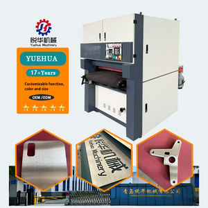 Ponceuse polonaise en acier inoxydable laitier lourd ébavurage Machine de polissage double face pour acier inoxydable - Product Image 3