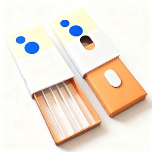 Custom Black 5 Pack Childproof Cardboard Paper <b>Sliding</b> Rectangle Rigid Drawer Push Rigid Packaging Box with Dividers - Product Image 4