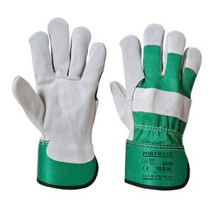 PORTWEST - A220GNRXL Premium Chrome Rigger guante verde-GUANTES EAN 5036108292172 - Product Image 1