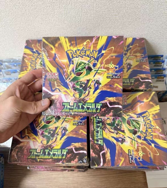 M6 Pokemon Cheap Anime Trading Cards Bulk Mystery Packs Hot Selling Japanese Card Game Box