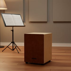 Cajon en bois de bouleau Vevor, simple couche, avec cordes de snare, pour la pratique de la percussion - Product Image 2