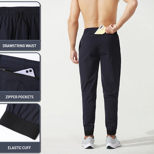 Pantalon de survêtement athlétique pour homme avec poches zippées, taille élastique, pour la course, l'entraînement, la gym, <span class=keywords><strong>jogging</strong></span>, pantalon d'entraînement léger - Product Image 2