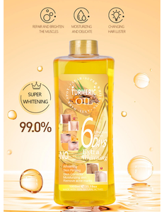 Huile de massage corporelle au curcuma Lovsens, huile essentielle pour le soin de la peau, apaisante, éclaircissante, rajeunissante, pour une peau éclatante et brillante - Product Image 4