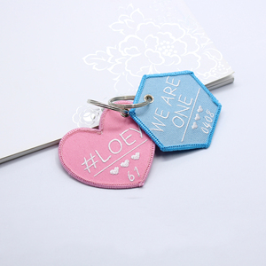 Porte-clés d'aviation tissé en broderie personnalisée, étiquette <span class=keywords><strong>pour</strong></span> avion, vente en gros - Product Image 4