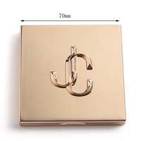 Vente en gros Mini miroir pliable personnalisé pour les voyages Miroir cosmétique portable personnalisé en métal design français