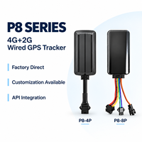 Traceur GPS filaire WiFi 4G+2G série P8, direct usine, avec intégration PC, personnalisation OEM/ODM, suivi de flotte automobile